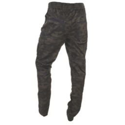 CAT Dynamic Work Trousers Night Camo 40" W 32" L