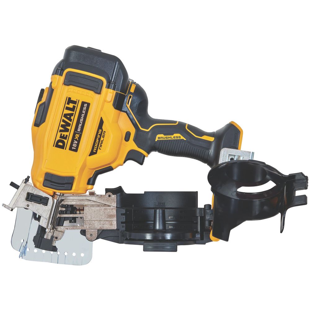 Dewalt roofing nailer online battery