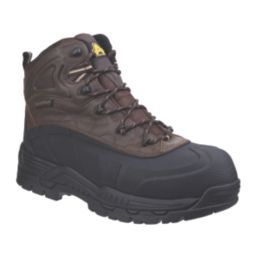 Amblers FS430 Orca Hybrid Size 9 Brown Waterproof Safety Boots Screwfix