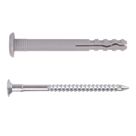 Easyfix  Nylon & Steel Mushroom Head Hammer Fixings 8mm x 100mm 50 Pack