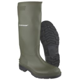 Dunlop Pricemastor Size 5  Green Non Safety Wellies