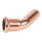 Flomasta  Copper Press-Fit Adapting 45° M-Profile Street Elbows 15mm x 15mm 2 Pack