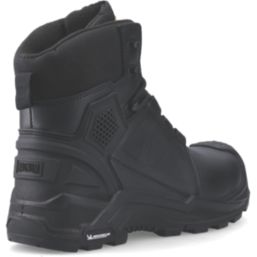 Magnum Storm Force 6" Size 8  Black Waterproof  Safety Boots