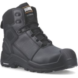 Magnum Storm Force 6" Size 8  Black Waterproof  Safety Boots