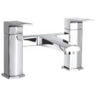 Bristan Elegance Chrome 150mm Deck Mounted Lever 2 Tap Holes Bath Mixer Tap