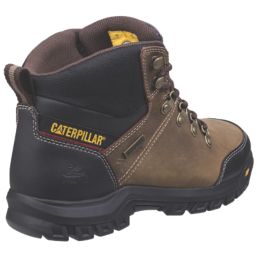 CAT Framework Size 9  Brown Waterproof Steel Toe Cap Safety Boots
