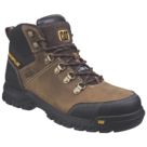 CAT Framework Size 9  Brown Waterproof Steel Toe Cap Safety Boots