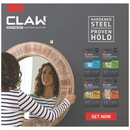 3M  Plasterboard Picture Hanger Silver 6 Pack