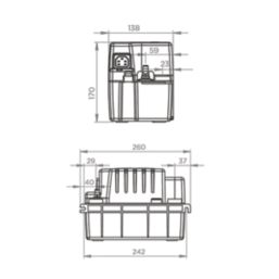Saniflo Sanicondens Pro Condensate Unit - Screwfix