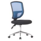 Nautilus Designs Nexus  Medium Back Task/Operator Chair Blue
