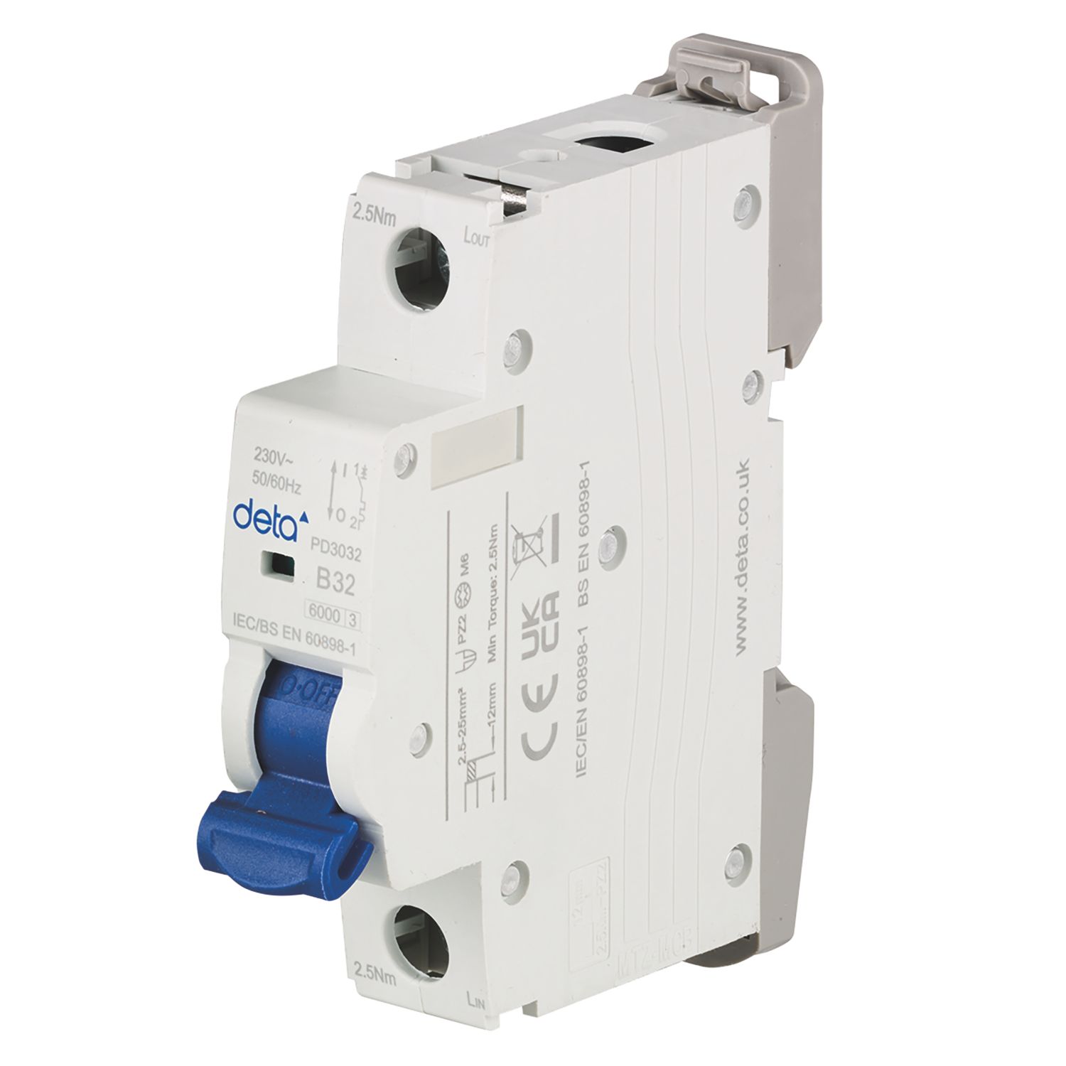 Deta 32A SP B Curve MCB (891PV)