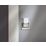 Knightsbridge  32A Key Card Switch Brushed Chrome with Black Inserts