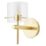 Spa Gene Wall Light Fitting Satin Brass