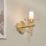 Spa Gene Wall Light Fitting Satin Brass