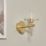 Spa Gene Wall Light Fitting Satin Brass