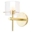 Spa Gene Wall Light Fitting Satin Brass