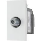 British General  Modular F-Type Satellite Socket White