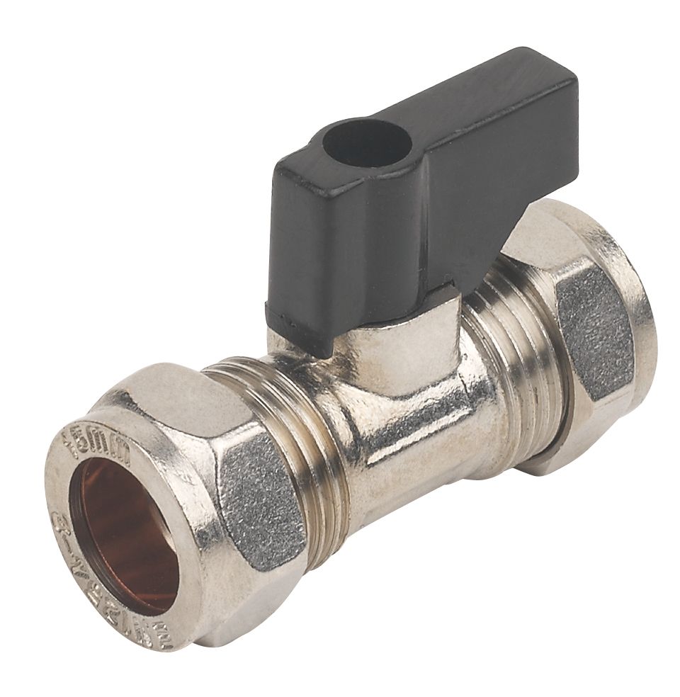 Flomasta Isolating Valve with Handle 15mm - Screwfix