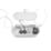 D-Line Cable Tidy Unit White