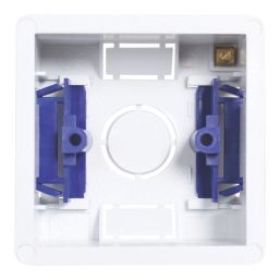 Essentials  1-Gang Dry Lining  Back Box 35mm 5 Pack