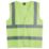 Pro RTX High Visibilty  Waistcoat Lime Small 36" Chest