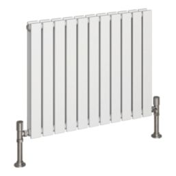 Reina Harley Double 600mm x 770mm 2822BTU White Horizontal Designer Radiator