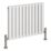 Reina Harley Double 600mm x 770mm 2822BTU White Horizontal Designer Radiator