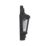 Lutec Cotswold Outdoor Half Lantern Wall Light With PIR Sensor Black