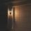 Lutec Cotswold Outdoor Half Lantern Wall Light With PIR Sensor Black