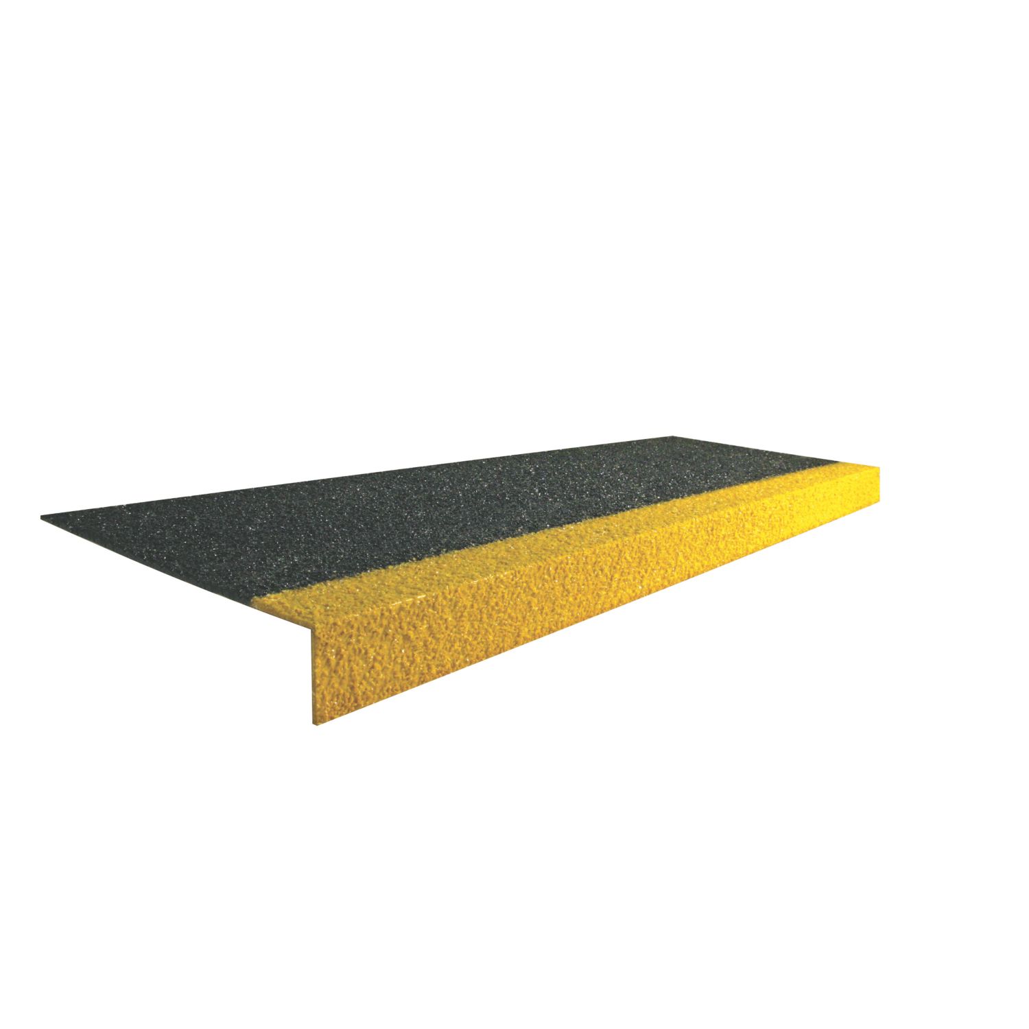 COBA Black/Yellow GRP Stair Tread 1.5m x 345mm x 55mm (892EN)
