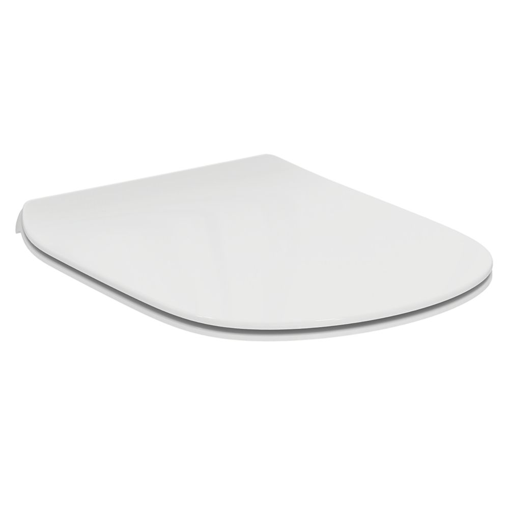 Ideal Standard Tesi Soft-Close with Quick-Release Toilet Seat & Cover Duraplast White