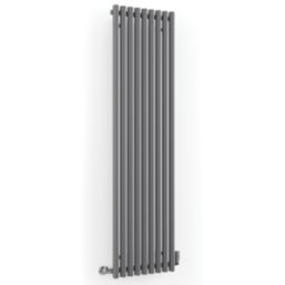 Terma Rolo-Room 1800mm x 480mm 3516BTU Dark Grey Vertical Designer Radiator - Screwfix