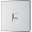 LAP  Master Telephone Socket Brushed Stainless Steel