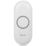 Byron DBY-23510 Wireless Battery-Powered Bell Push White