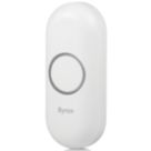 Byron DBY-23510 Wireless Battery-Powered Bell Push White