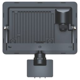 LAP Weyburn Outdoor LED Floodlight With PIR Sensor Black 30W 3000lm