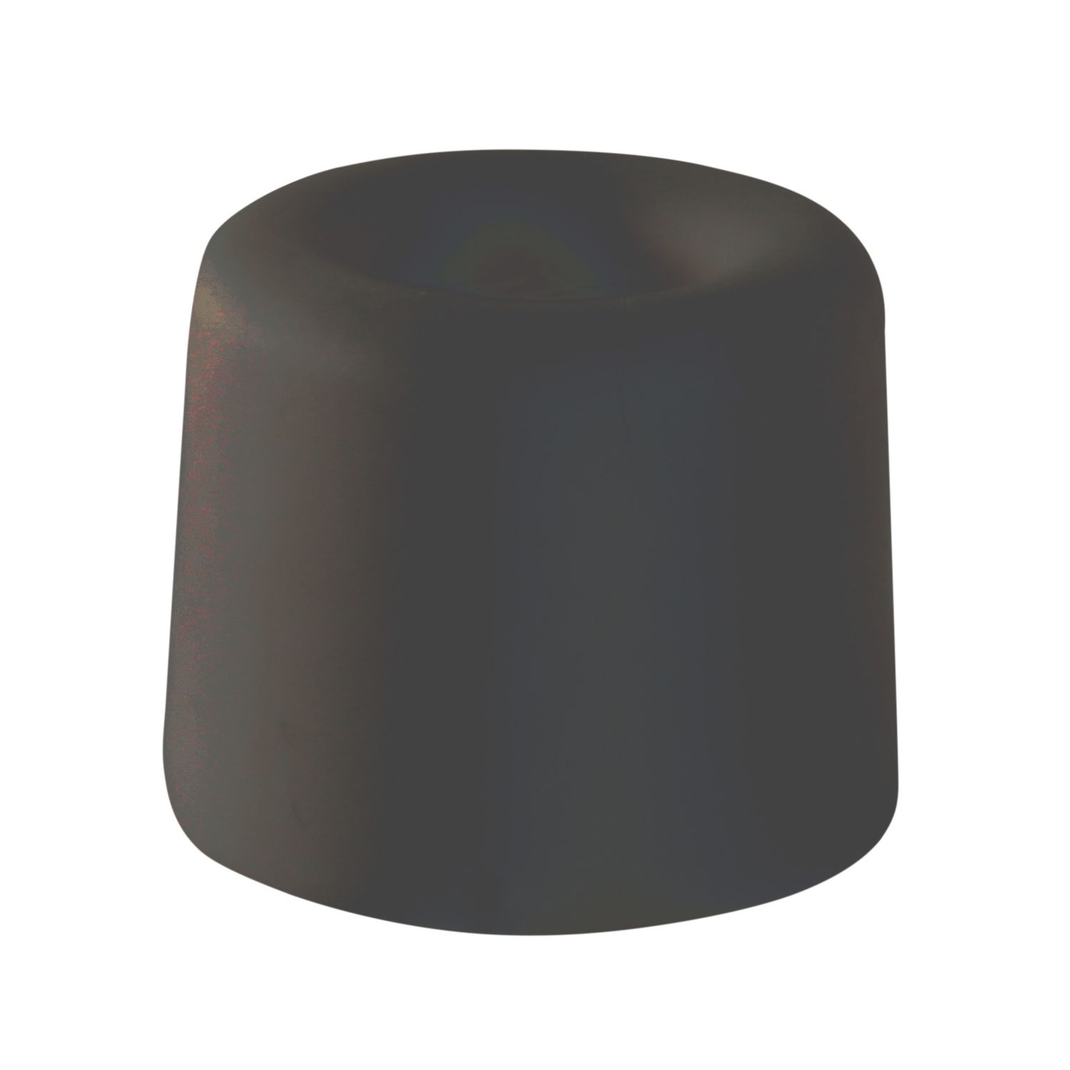 Smith & Locke Cylindrical Rubber Door Stop 30 x 24mm Black 3 Pack (892TE)