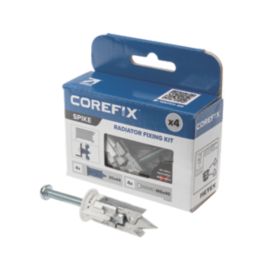 Corefix CFX145KT No Drill Heavy Duty Radiator Fixing Kit 20mm x 44mm 4 Pcs