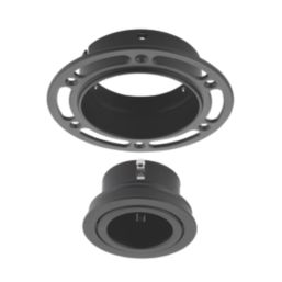 Saxby Trimless Tilt  Recessed Downlight Matt Black