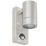 Saxby Atlantis Outdoor Wall Light With PIR Sensor Brushed Stainless Steel