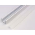 NMC LED Multipurpose Lighting Profile White 2m x 20mm x 25mm 10 Pack