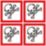 Essentials  Toxic GHS Labels (Sheet) 100mm x 100mm