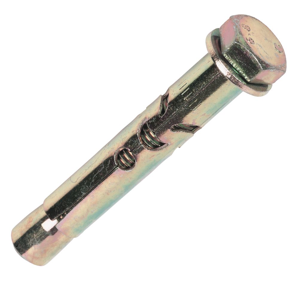 Fischer FSA Sleeve Anchors Bright Zinc-Plated 10mm x 60mm M8 20 Pack