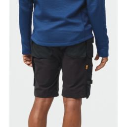 Snickers 6175 Stretch Work Shorts Black 38" W