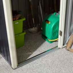 Rowlinson Trentvale 4' 6" x 2' 6" (Nominal) Pent Metal Shed Dark Grey