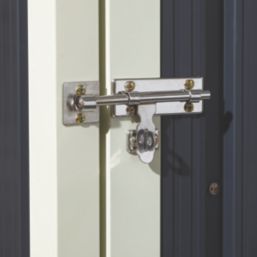 Rowlinson Trentvale 4' 6" x 2' 6" (Nominal) Pent Metal Shed Dark Grey