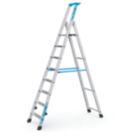 Zarges Aluminium 2.29m 8 Step Platform Step Ladder