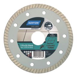 Norton Expert 70184631882 Multi-Material Diamond Blade 115mm x 22.23
mm