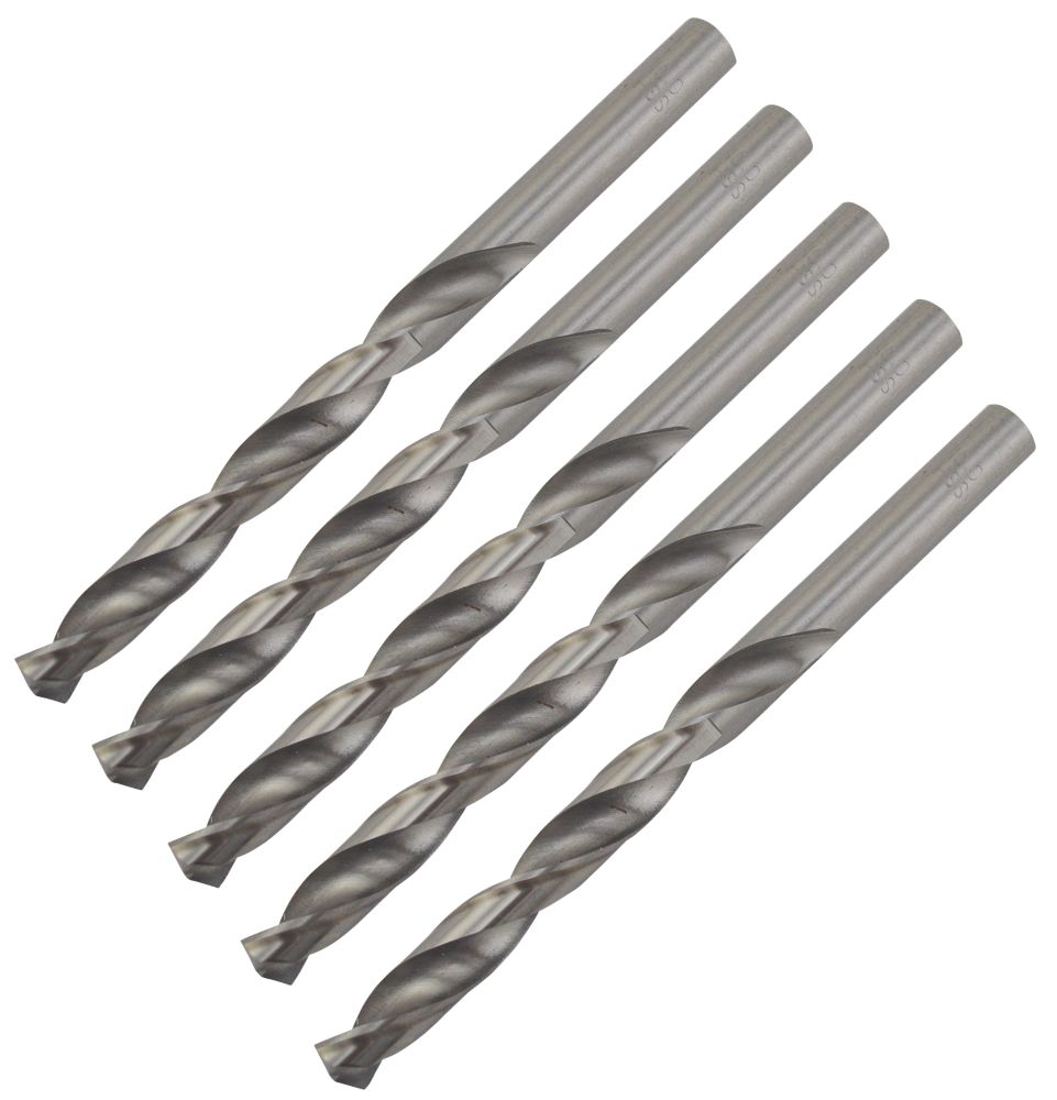 Straight Shank  HSS Drill Bit 10mm x 133mm 5 Pack