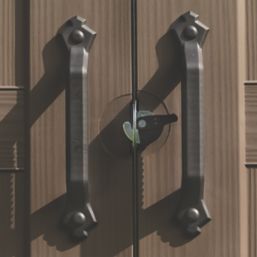 Keter Factor 8' 6" x 6' (Nominal) Apex Resin Shed Brown